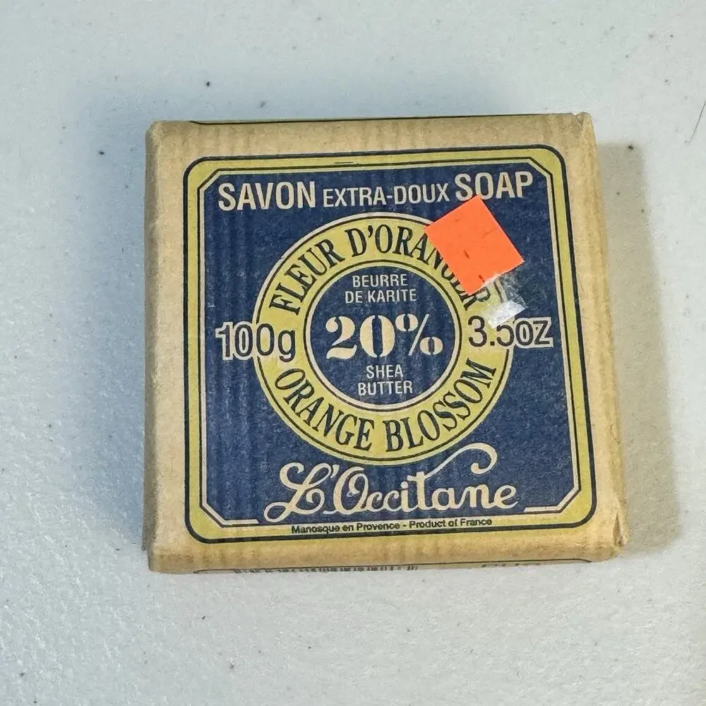 L'Occitane Shea Butter Extra-Gentle Orange Blossom Soap 3.5oz Nourish Moisture